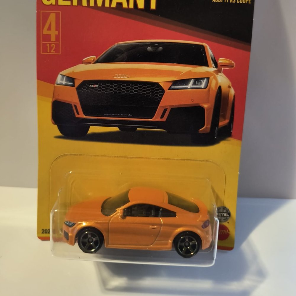 D10 matchbox audi tt rs coupe with shipping protecter d10 orange import